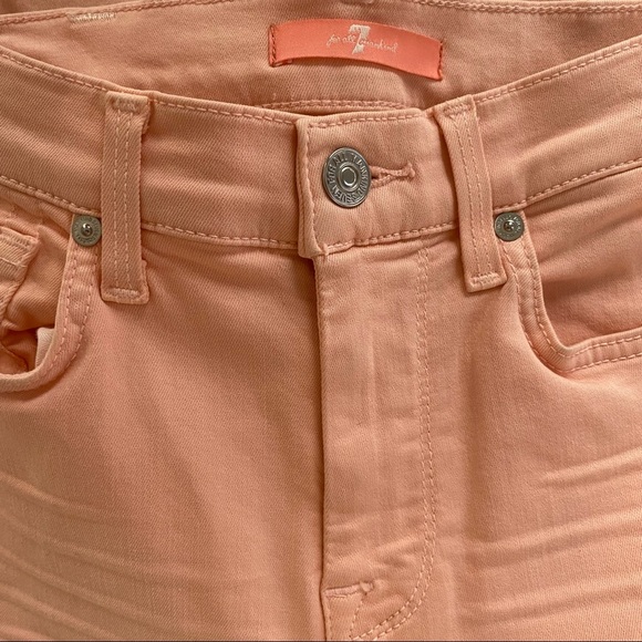 7 For All Mankind Cropped Skinny Jeans, Size 23 - Picture 6 of 11